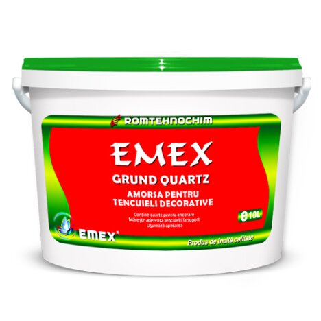 Amorsa cu Cuart pentru Tencuiala Acrilica ?Emex? - Bid. 16 Kg